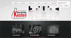 Desktop Screenshot of bierverlag-kesten.de